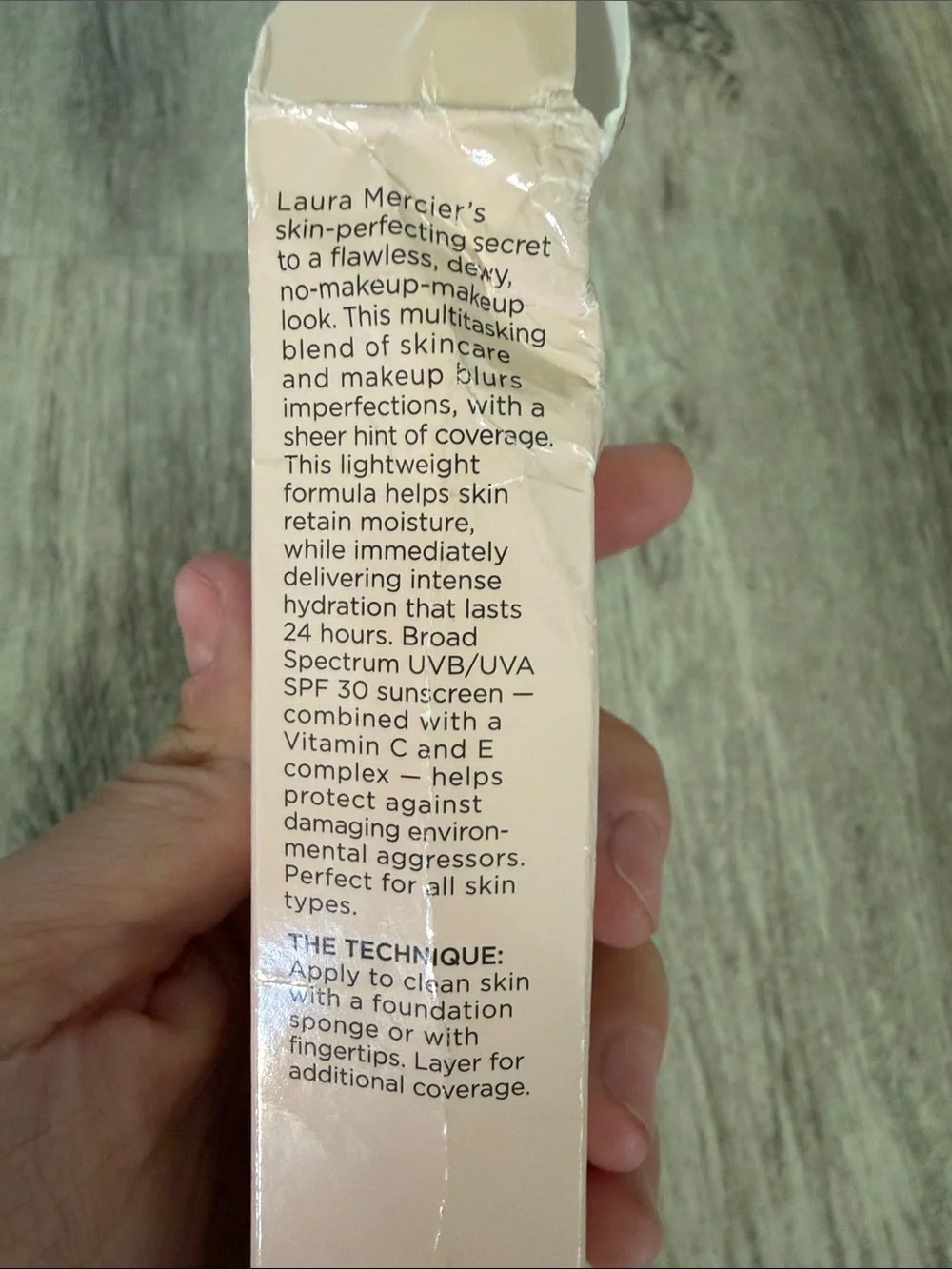 laura mercier Tinted Moisturizer Tube in 3w1 bisque